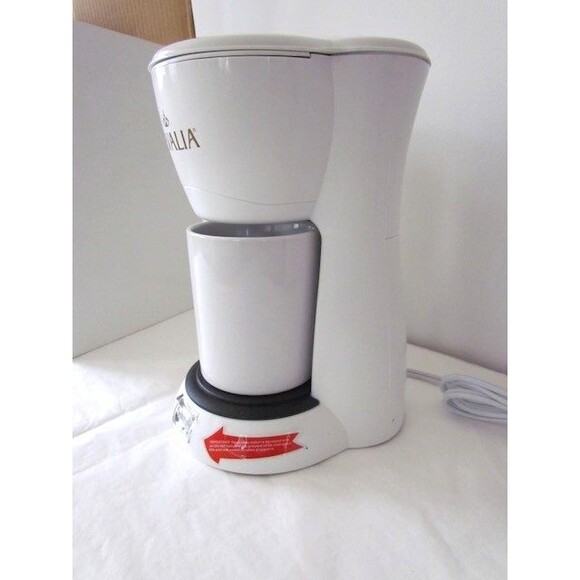 Gevalia Single 1 Cup Coffee Maker Model C73 White Vintage Deadstock New in Box - Picture 3 of 16